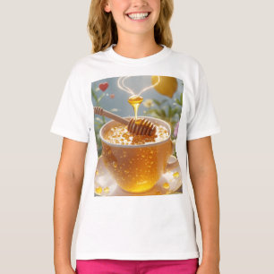 Honey Tea Cup Wall Clock T-Shirt