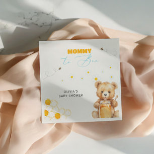 Honey Teddy Bear Boy Girl Baby Shower Napkins