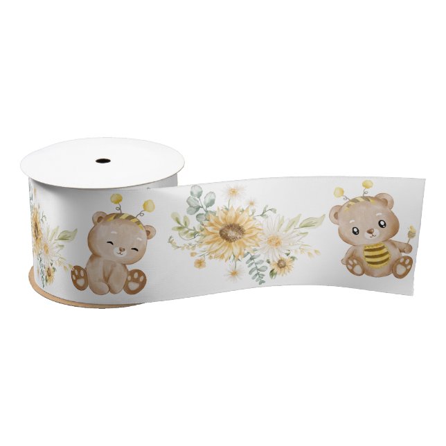  Honey Teddy Bear Ribbon (Spool)