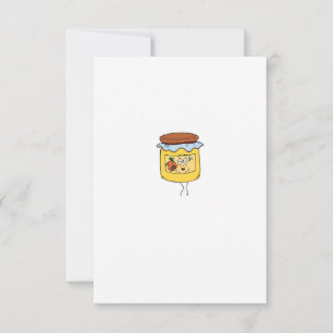 Honey theme, personalize Honey, Thank You Card