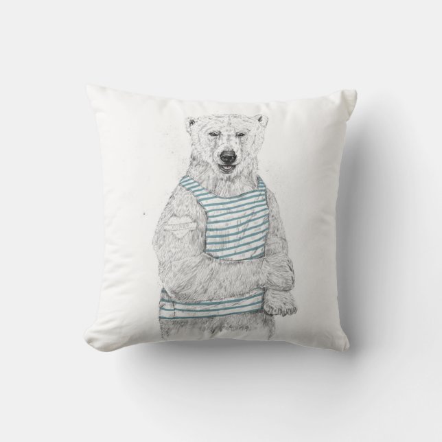 Honey Throw Pillow (Front)