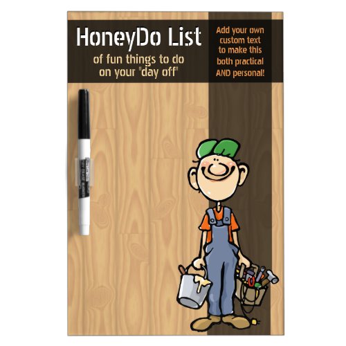 Honey To Do List Chores board Customizable Dry_Erase Board