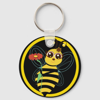 Honey Toon Bee Keychain