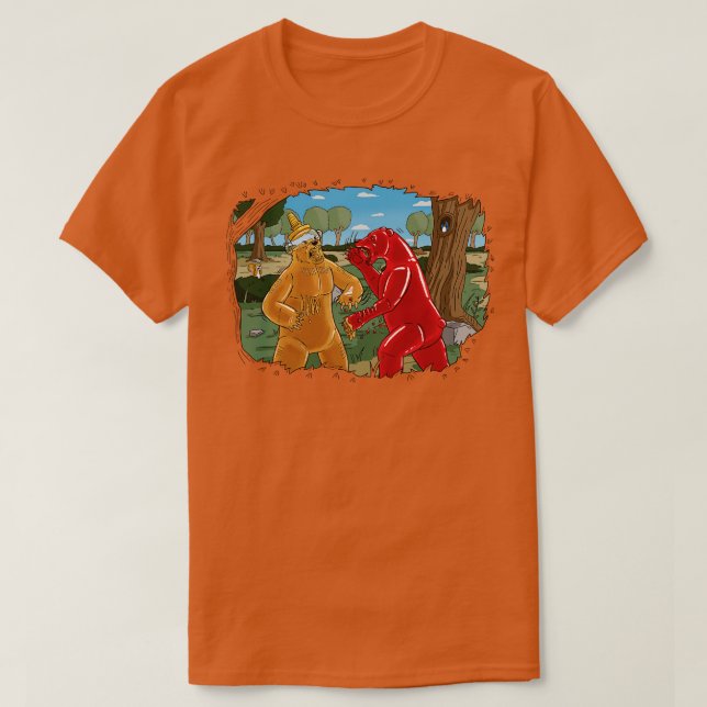 Honey Versus Gummy T-Shirt (Design Front)
