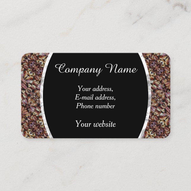 Honey Walnuts and Pecans 0224 Business Card (Front)