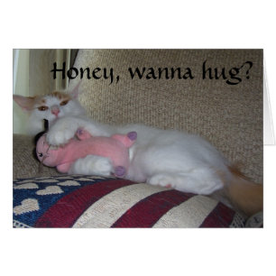 HONEY, WANNA HUG? OR ANYTHING ELSE? CARDS
