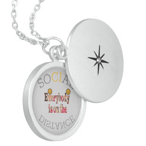 Honey We Will Survive Social Distance COVID19 Life Locket Necklace