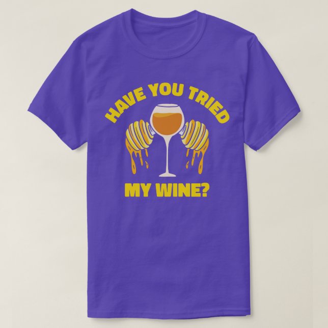 Honey Wine Mead Bee Home Brewer Viking  T-Shirt (Design Front)