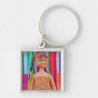 Honey with Color Bars Keychain