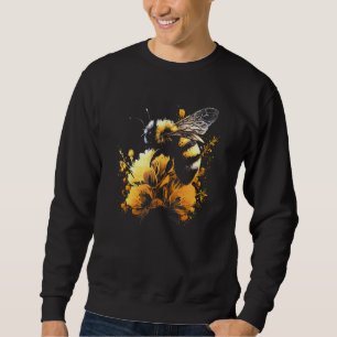 Honeybee and bumble bee for American hive beekeepe Sweatshirt
