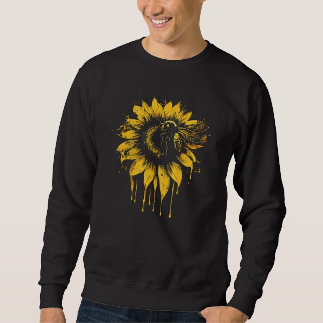 Honeybee and bumble bee for American hive beekeepe Sweatshirt (Front)