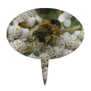 Honeybee and Flowers Cake Pick