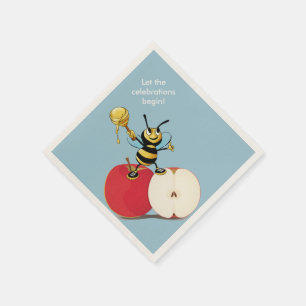 Honeybee Apple Rosh HaShana Napkins