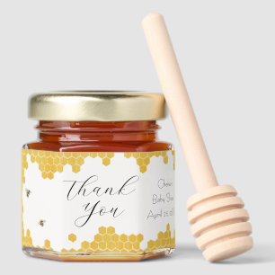Honeybee Baby Shower Honey Jar Favors