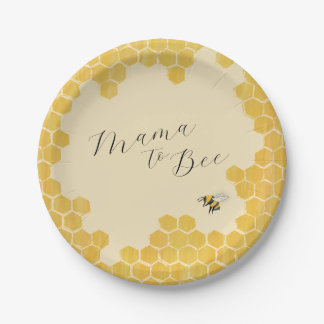 Honeybee Baby Shower Paper Plates