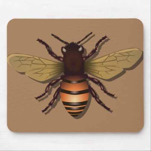 honeybee_bee_insect_fly_honey mouse pad