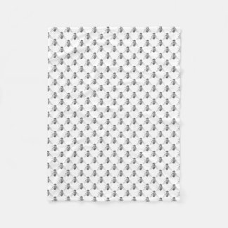 Honeybee Blanket Cute Bee Art Fleece Blanket
