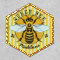 Honeybee Bumblebee Queen Bee Honeycomb Custom Name
