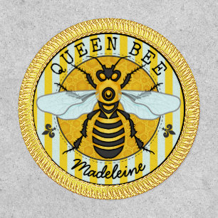 Honeybee Bumblebee Queen Bee Pretty   Personalized Patch