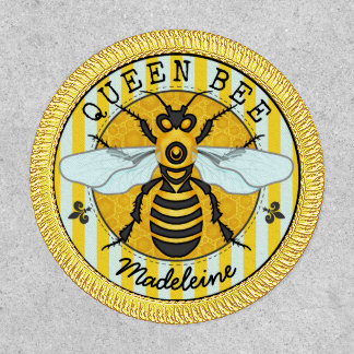 Honeybee Bumblebee Queen Bee Pretty | Personalized Patch