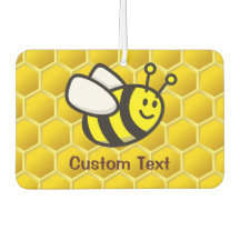 Honeybee Cartoon Air Freshener