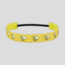 Honeybee Cartoon Athletic Headband