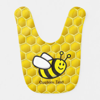Honeybee Cartoon Baby Bib