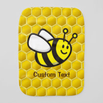 Honeybee Cartoon Baby Burp Cloth