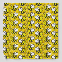 Honeybee cartoon bandana