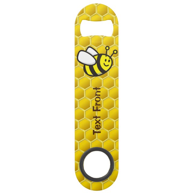 Honeybee Cartoon Bar Key (Front)