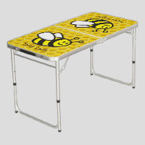 Honeybee Cartoon Beer Pong Table