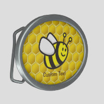 Honeybee Cartoon Belt Buckle