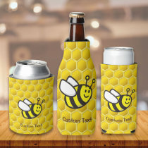 Honeybee Cartoon Bottle Cooler