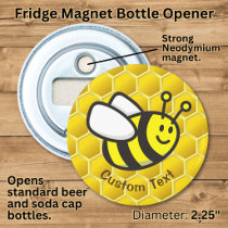Honeybee Cartoon Bottle Opener
