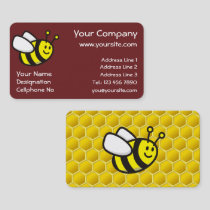 Honeybee Cartoon Business Card