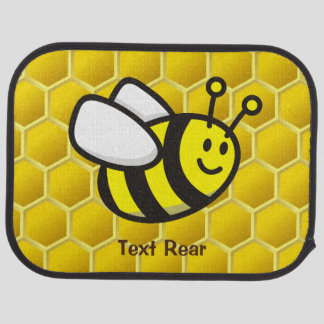 Honeybee Cartoon Car Floor Mat