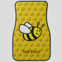 Honeybee Cartoon Car Floor Mat