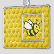 Honeybee Cartoon Christmas Ornament