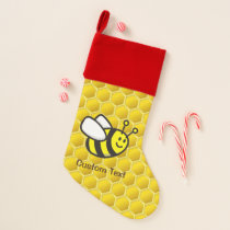 Honeybee Cartoon Christmas Stocking