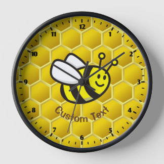 Honeybee Cartoon Clock