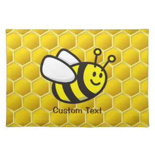Honeybee Cartoon Cloth Placemat