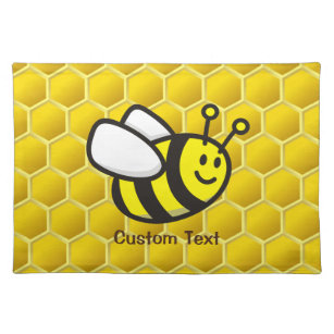 Honeybee Cartoon Cloth Placemat
