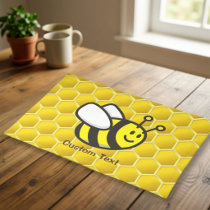 Honeybee Cartoon Cloth Placemat