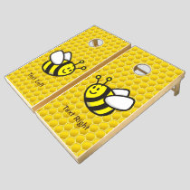 Honeybee Cartoon Cornhole Set