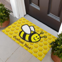 Honeybee Cartoon Doormat