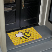 Honeybee Cartoon Doormat
