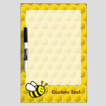 Honeybee Cartoon Dry Erase Board