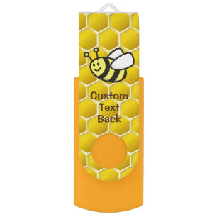 Honeybee Cartoon Flash Drive