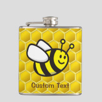 Honeybee cartoon flask