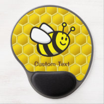 Honeybee cartoon gel mouse pad